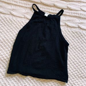 Black Halter Neck Tank